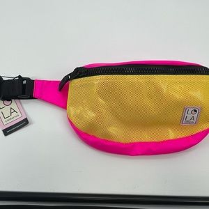 Lola California multi neon colors pink and yellow